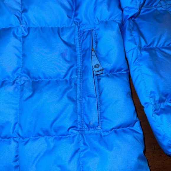 Marmot Boys Blue Full Zip Jacket Size XL 70% Duck Down Insulated - Picture 5 of 14